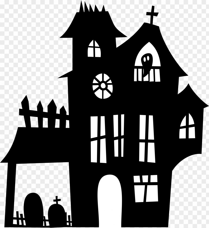 House Haunted Clip Art PNG