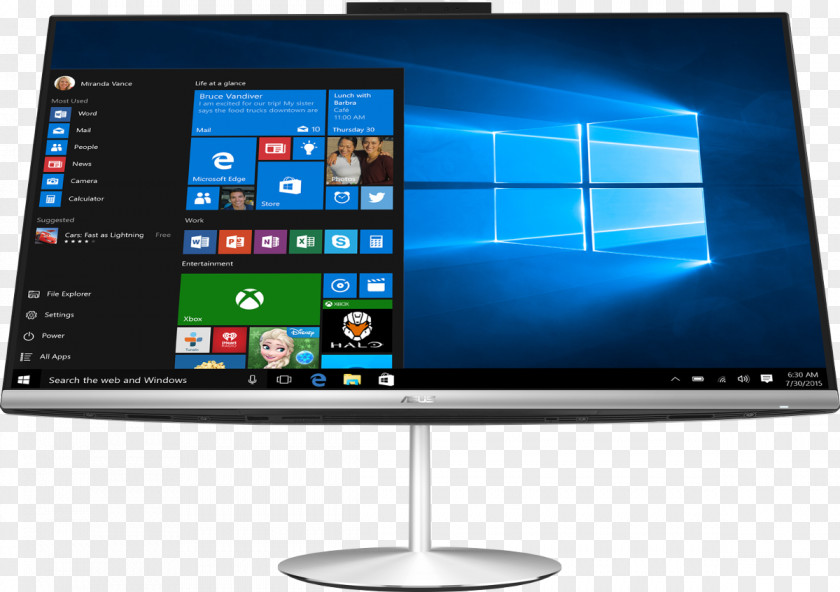 Laptop HP Inc. Pavilion 24-a010 Desktop Computers All-in-One PNG