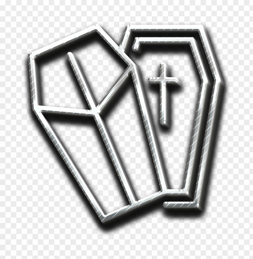 Symbol Logo Burial Icon Cemetery Coffin PNG