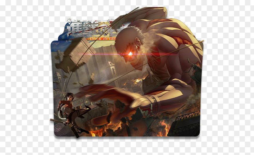 Attack Of Titan Mikasa Ackerman Eren Yeager Levi On 2 PNG