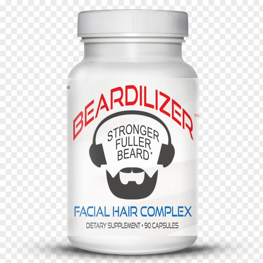 Beard Man 24 2 1 Dietary Supplement Facial Hair Nutrient Capsule PNG