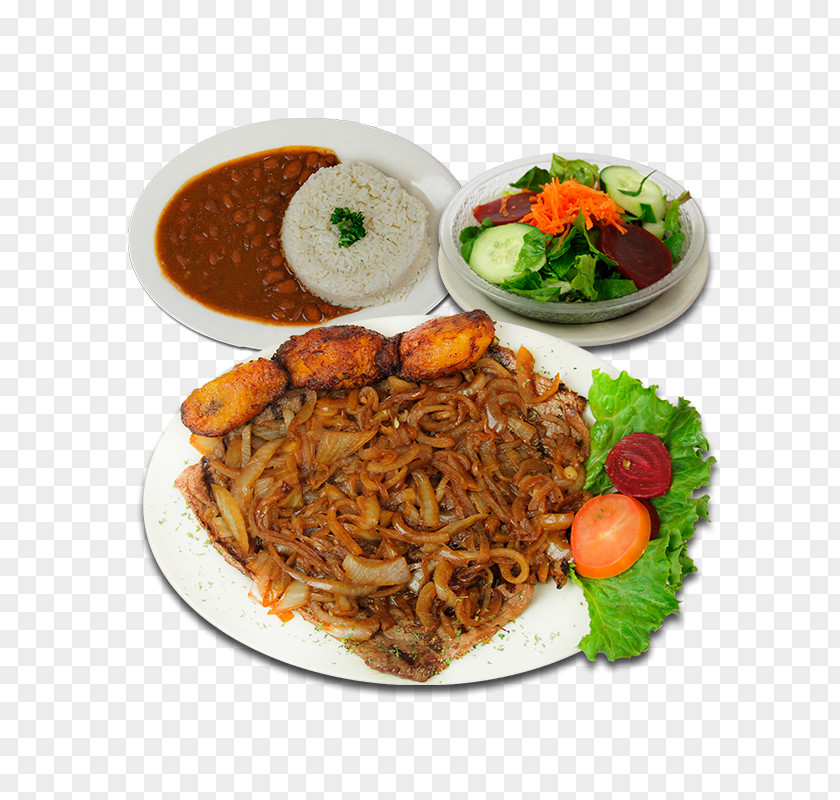 Chicken Thai Cuisine Rice And Beans Flap Steak PNG