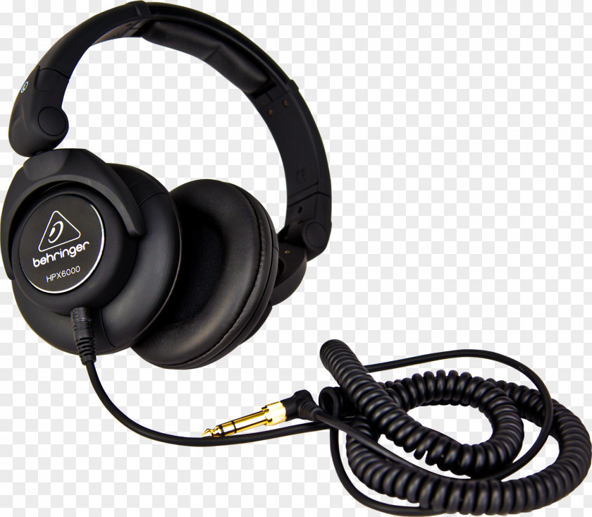Dj Headphones Microphone BEHRINGER HPX6000 Disc Jockey PNG