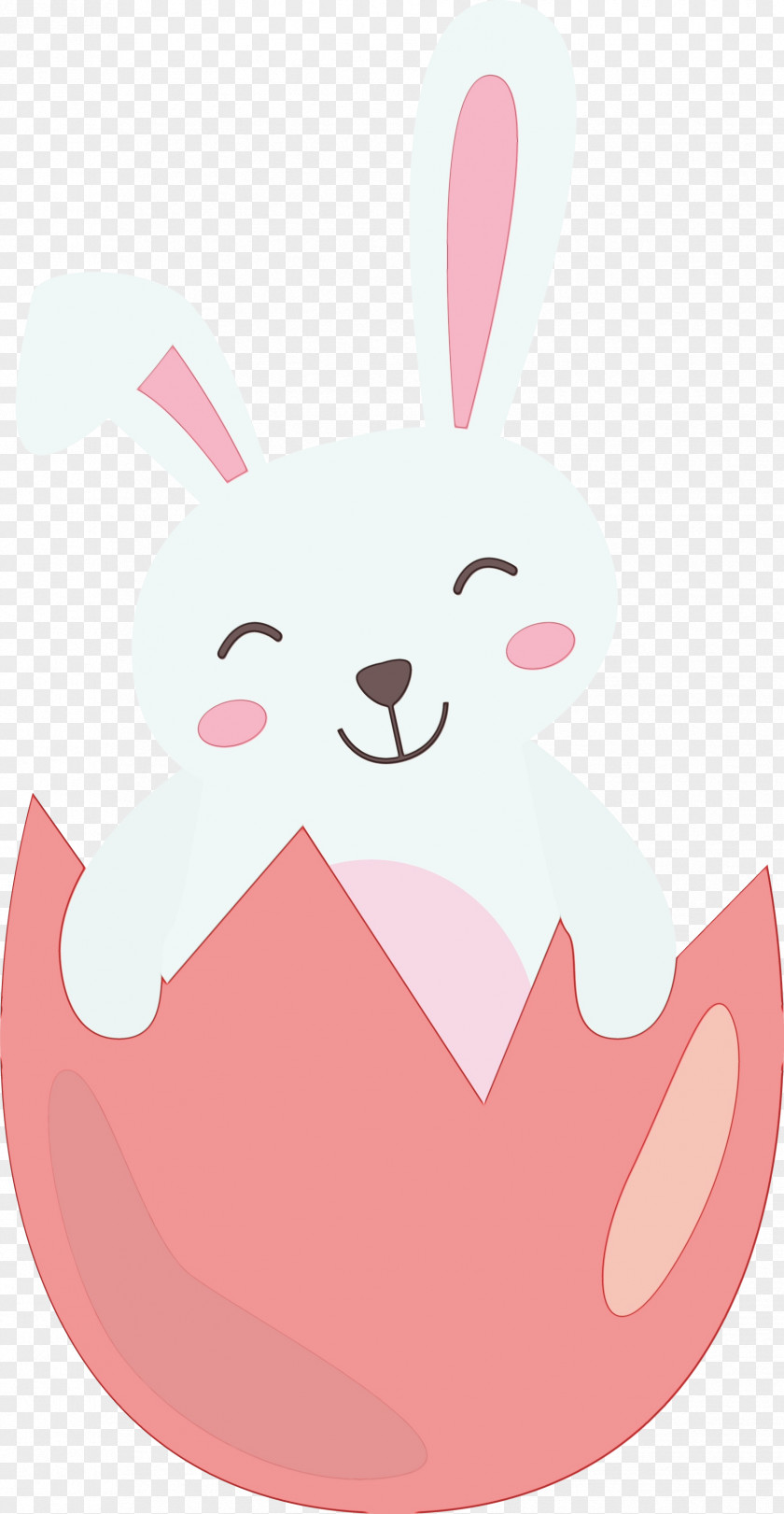 Heart Rabbits And Hares Easter Bunny Background PNG