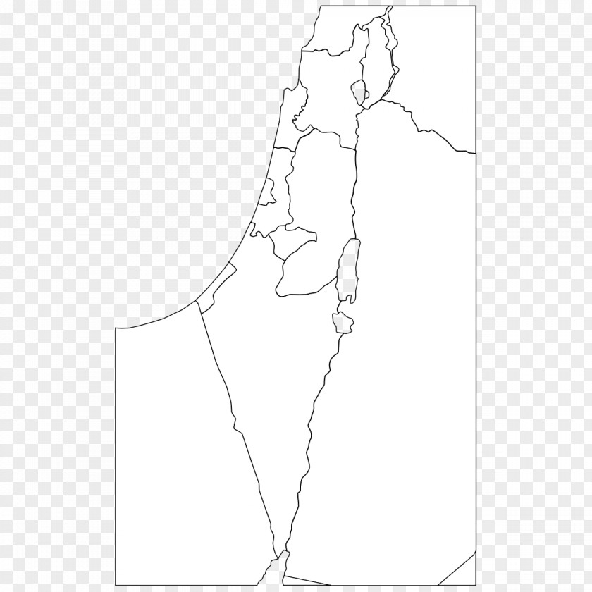 Israel Map Finger Sketch Illustration Drawing Line Art PNG