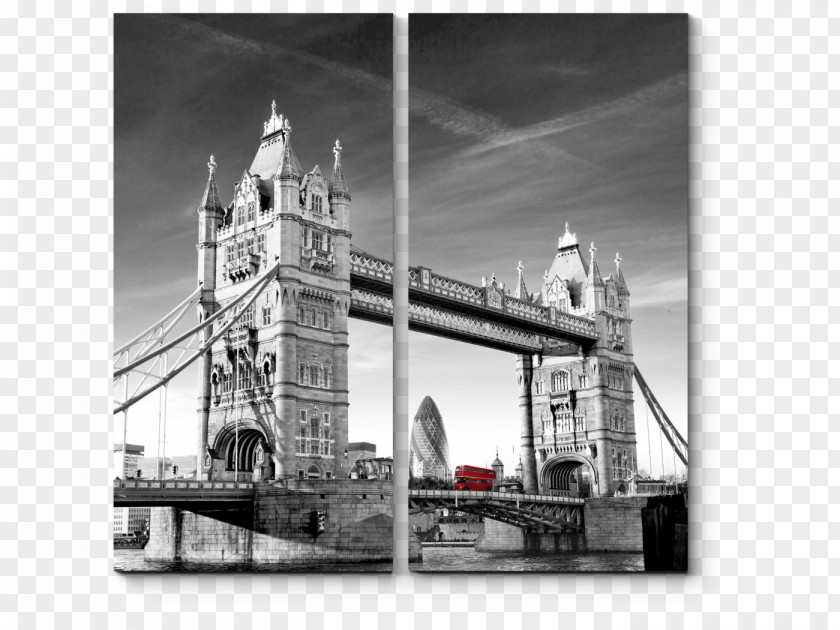 London Bridge Mural Desktop Wallpaper PNG