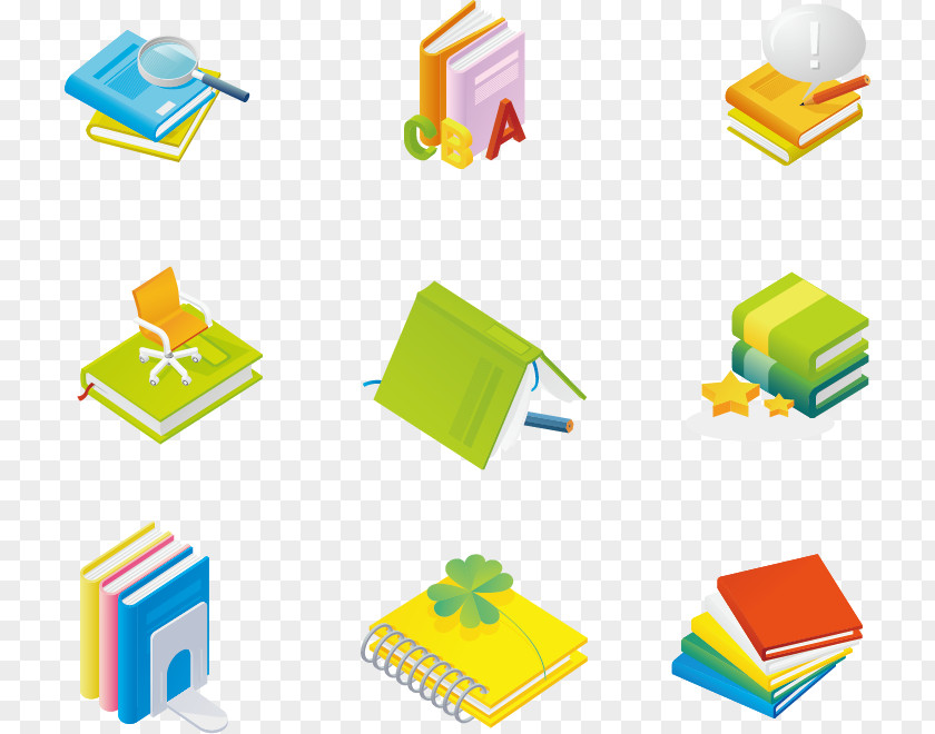 Vector Books Book Volume Cdr PNG
