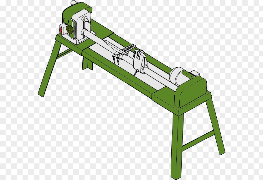 Wood Lathe Workshop Clip Art PNG