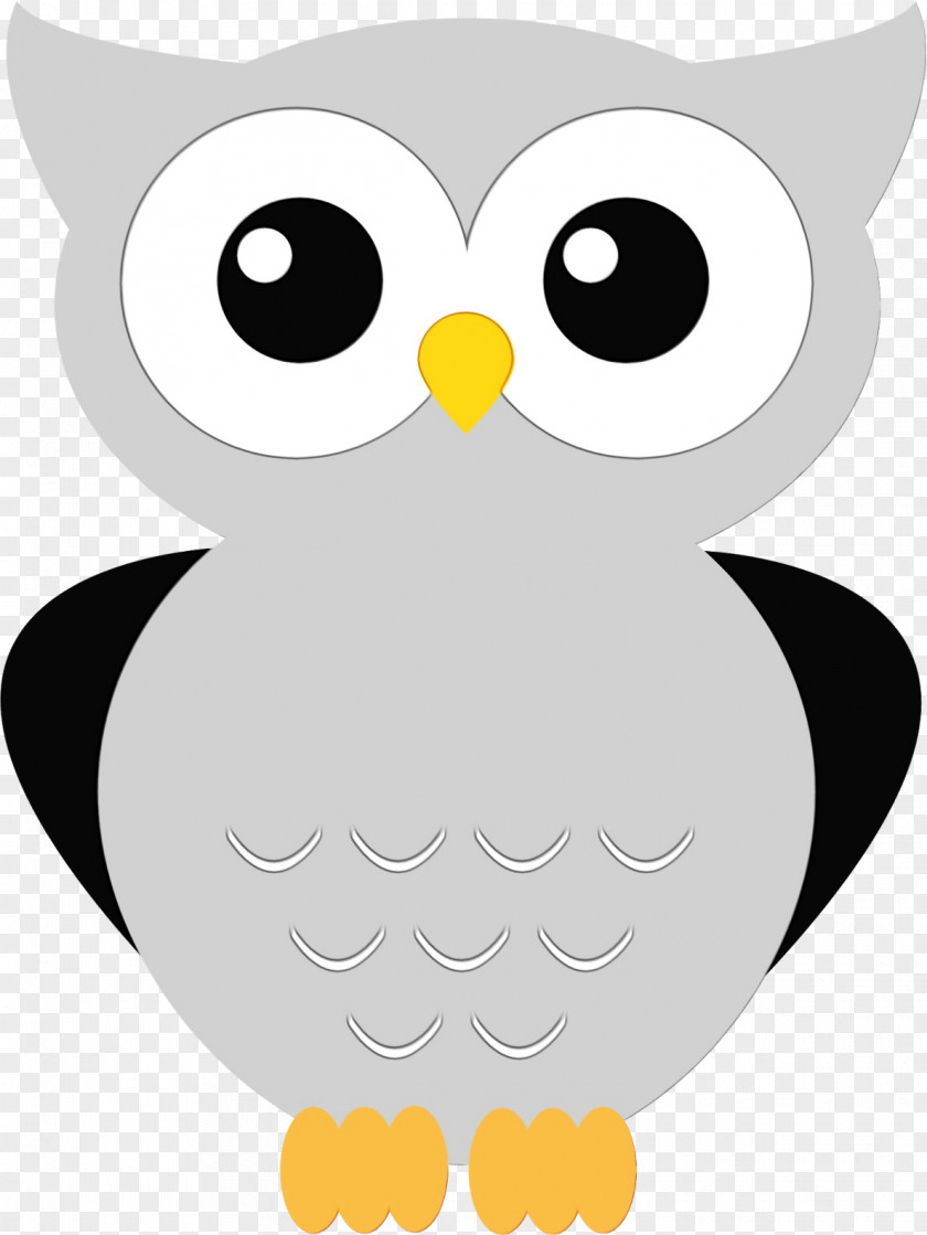 Beak Yellow Owl Bird White Clip Art Of Prey PNG