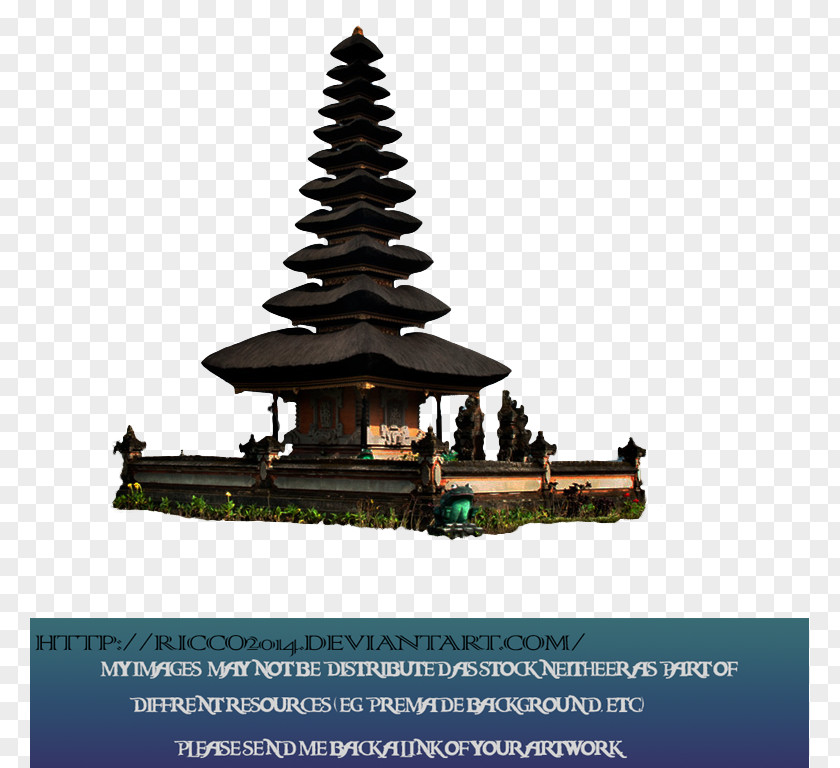 Bell Tower Pura Ulun Danu Bratan Bedugul Lake Balinese Temple Danau Beratan PNG