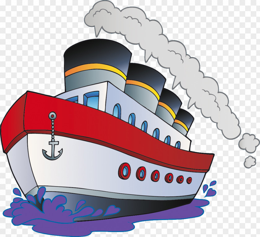Boat Cartoon Ship PNG