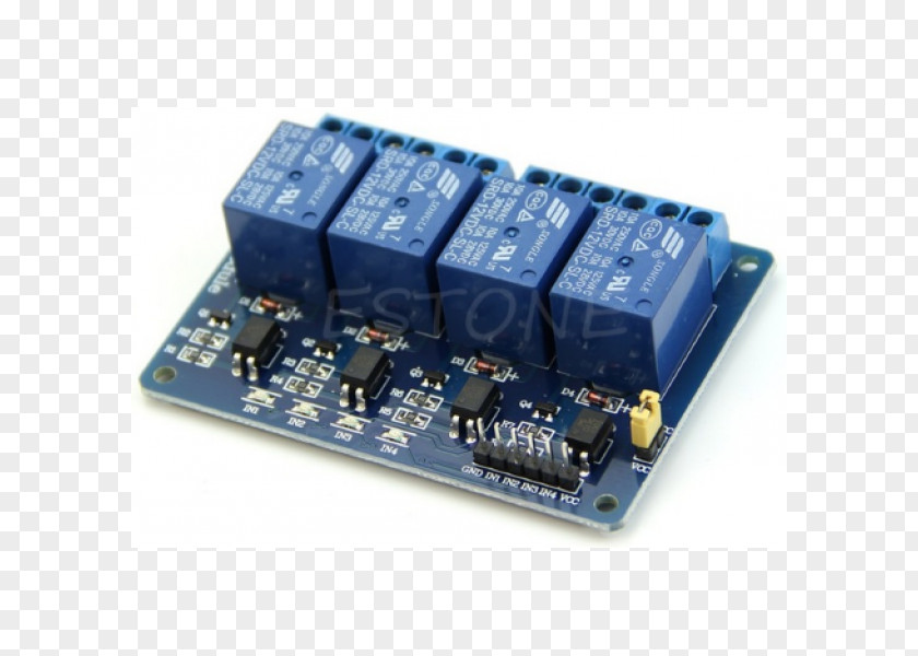 Channel V Microcontroller Relay Electronics Electronic Component Electrical Network PNG