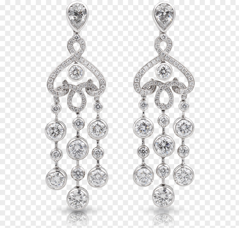 Diamond Earring Pearl Jewellery Carat PNG
