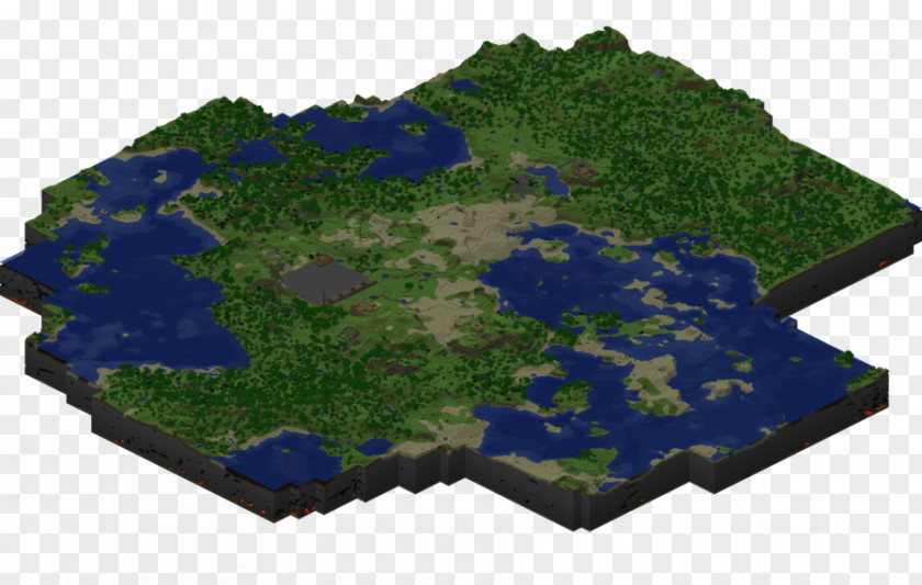 Minecraft The End Map World Water Resources Biome PNG