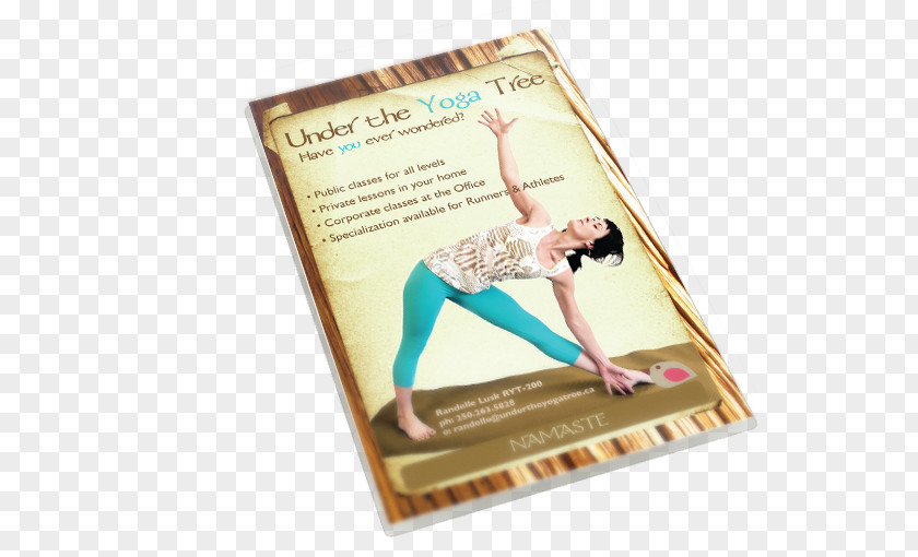 Motion Poster Vriksasana Yoga Asento Information PNG