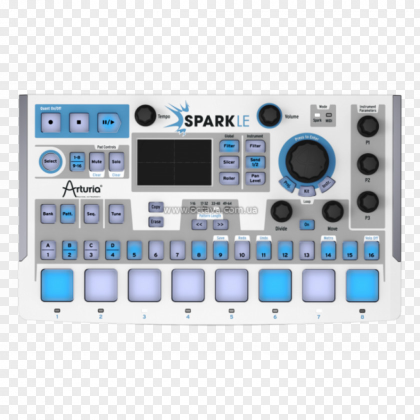 Musical Instruments Arturia SparkLE Drum Machine MIDI Controllers PNG