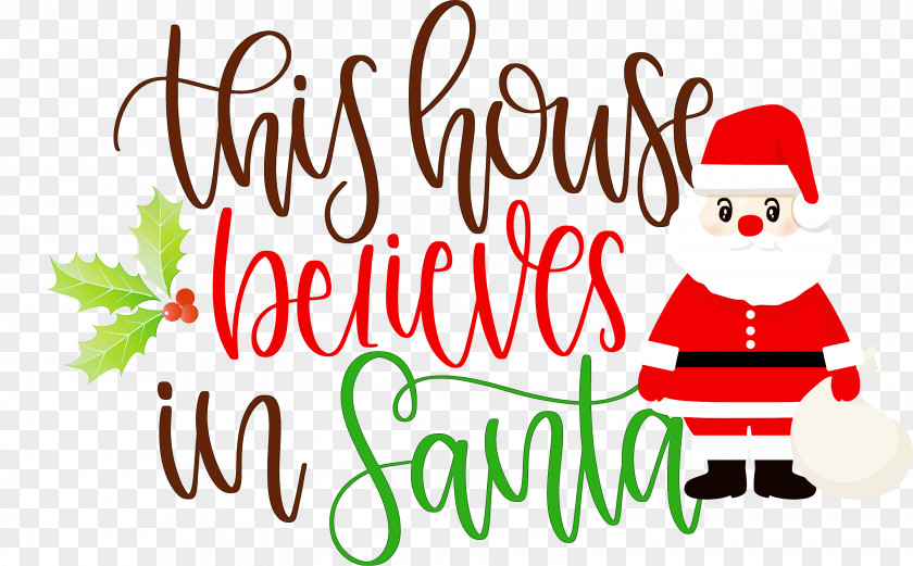 This House Believes In Santa PNG