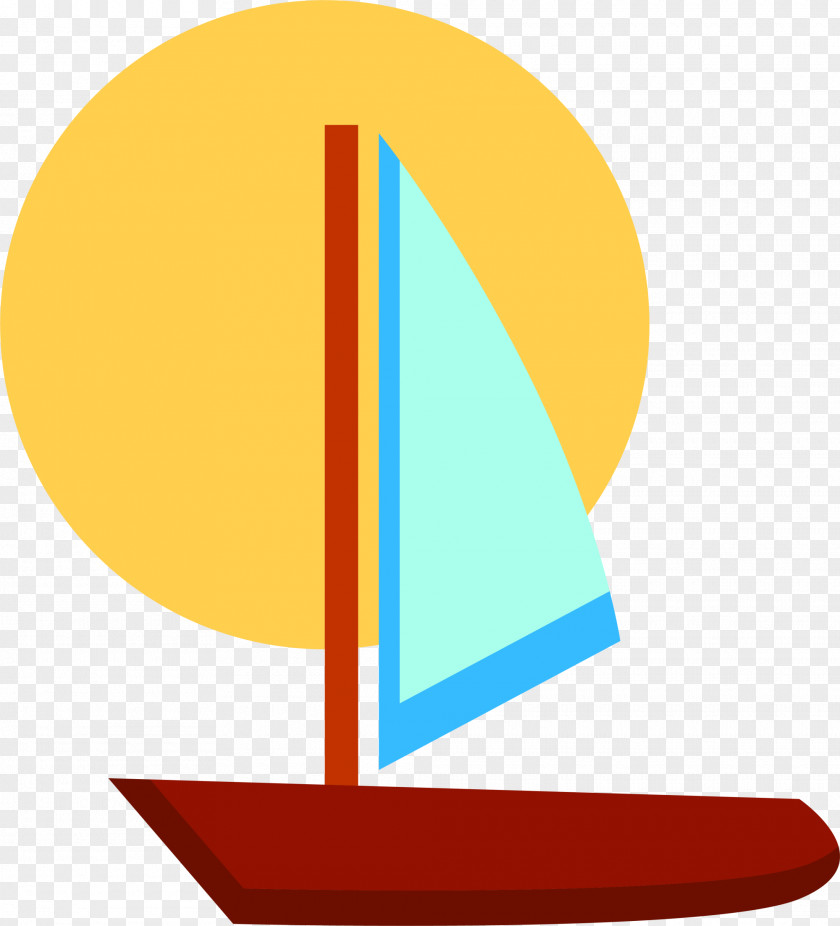 A Coffee Colored Sailing Boat Sailboat Clip Art PNG