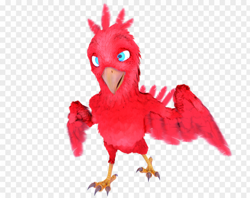 Feather Rooster Beak Chicken As Food Character PNG