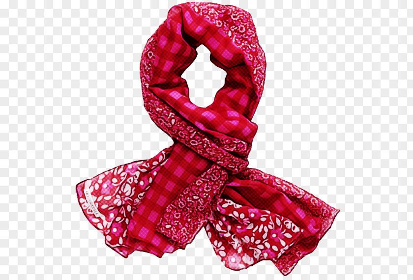 Pink Scarf Clothing Red Stole PNG