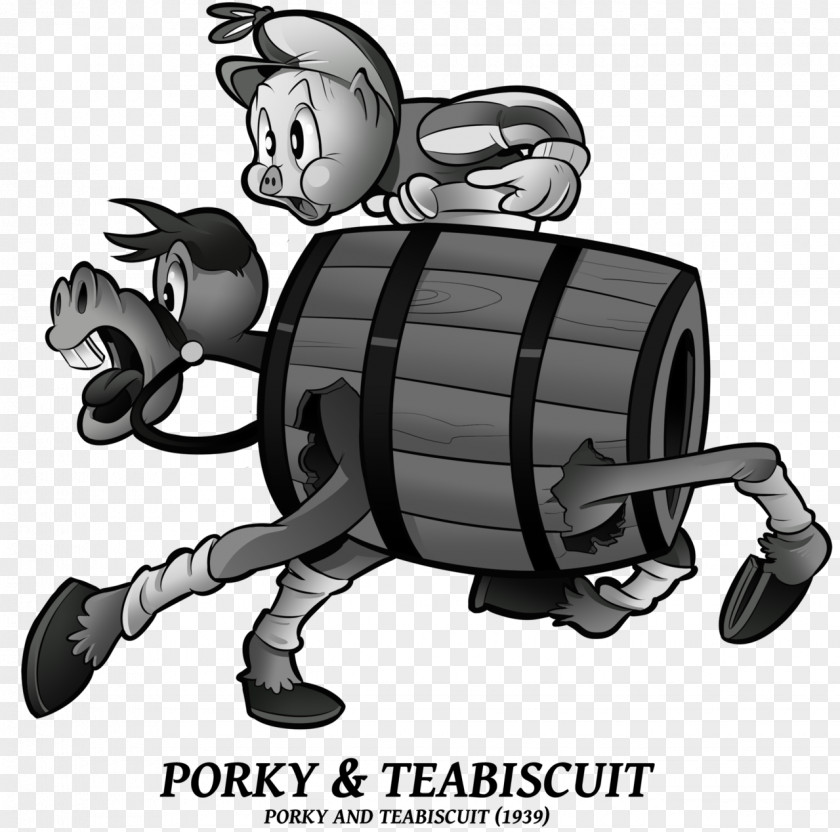 Porky Bugs Bunny Hunter Pig Cartoon PNG