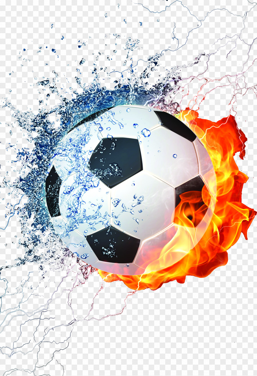 Rainbow Night Football World Cup Mobile Phone Fire Wallpaper PNG