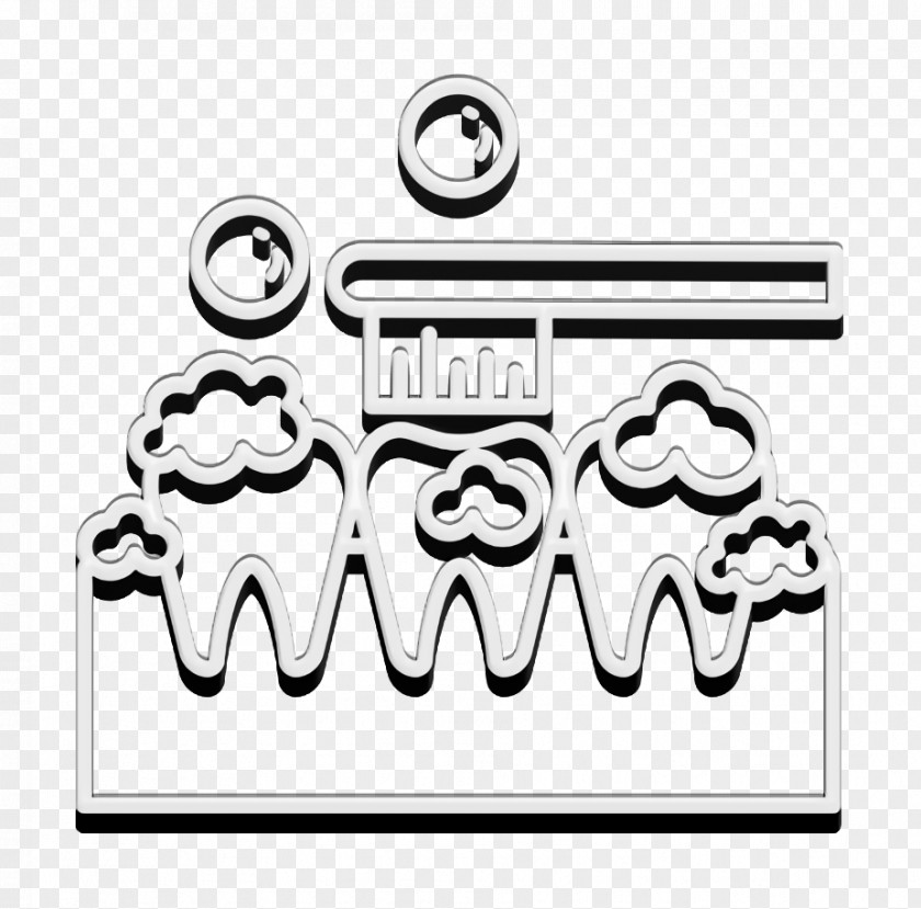 Art Blackandwhite Toothbrush Cartoon PNG