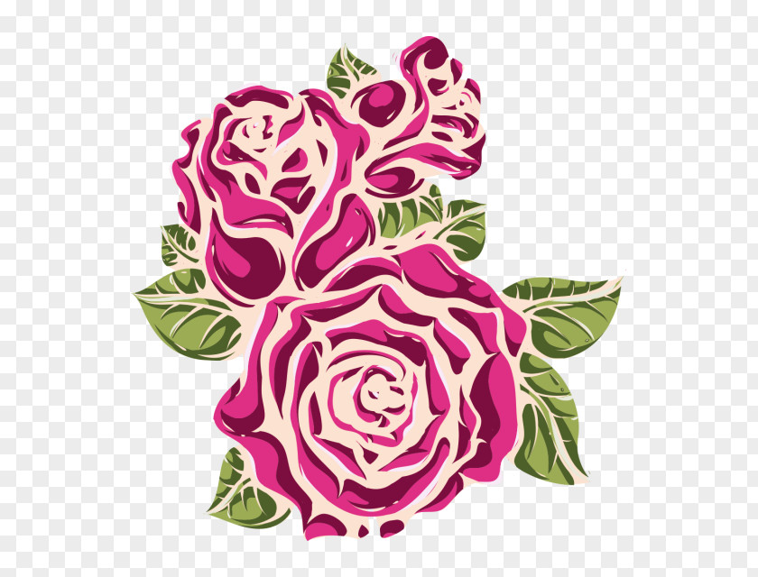 Flower Garden Roses Floral Design Watercolor Painting Cut Flowers Clip Art PNG