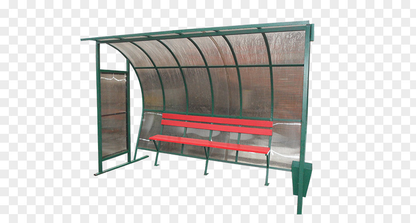 Garden Furniture Steel Bus Stop PNG