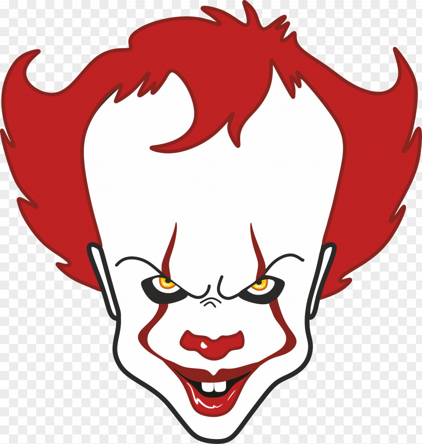 It YouTube Clown Drawing PNG