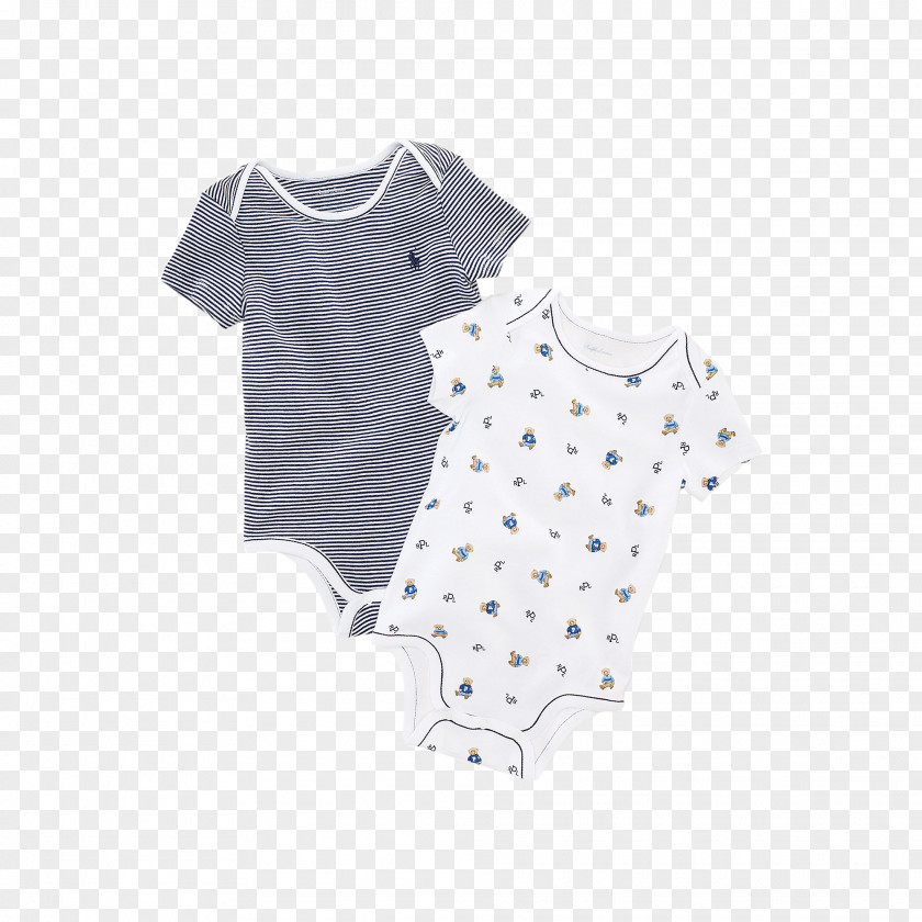 Ralph Lauren Cotton Short-sleeved Triangle Romper Siamese T-shirt Corporation Polo Shirt Infant Boy PNG