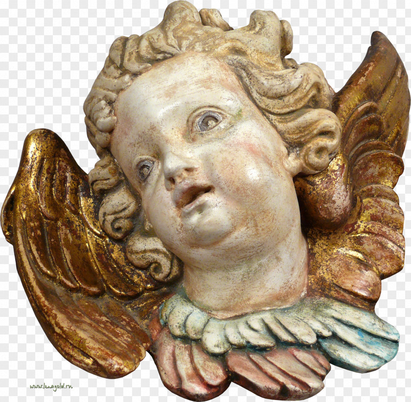 Angel Classical Sculpture Photography Relief Figurine PNG