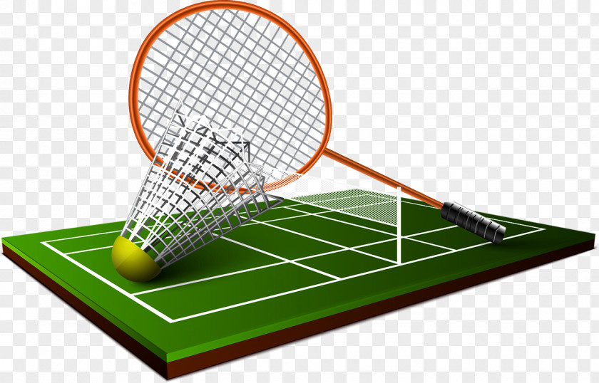 Badminton Net Sport Racket Shuttlecock PNG