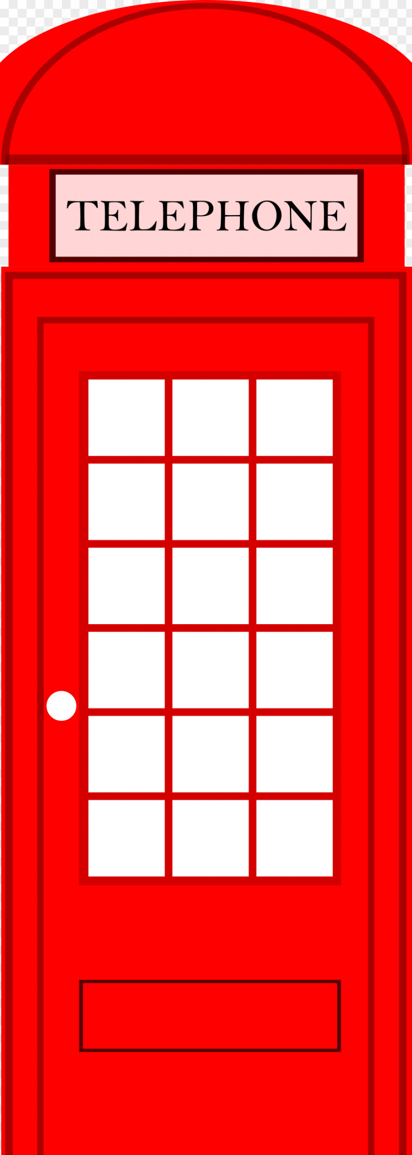 Cartoon London Cliparts Telephone Booth Red Box Clip Art PNG