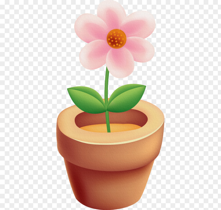 Flowerpot Transparency And Translucency Animation PNG