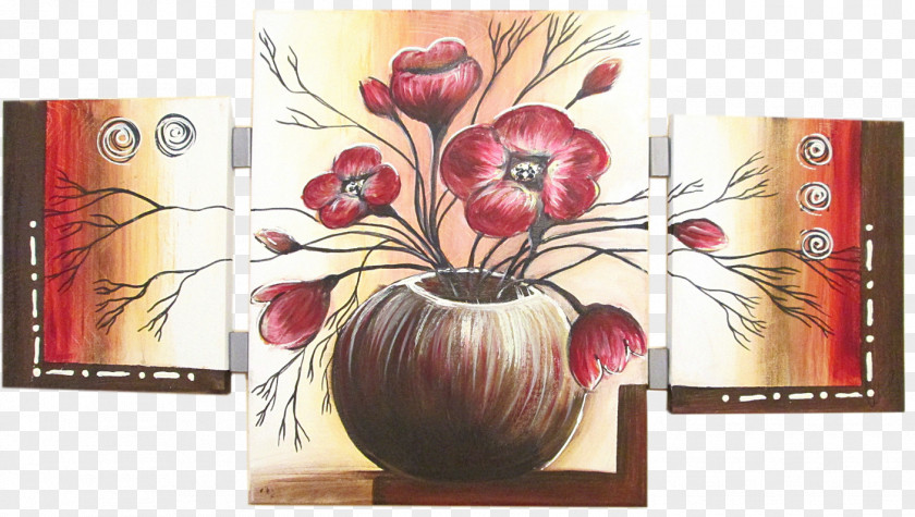 Painting Floral Design Still Life Acrylic Paint PNG