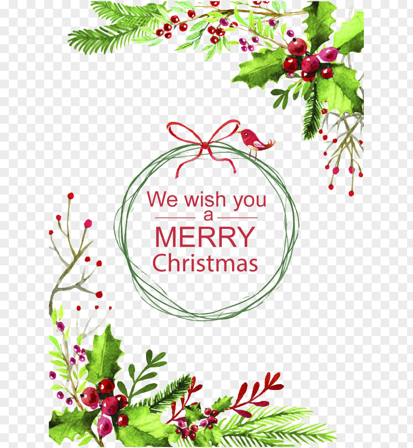 Christmas Cards Vector Material PNG