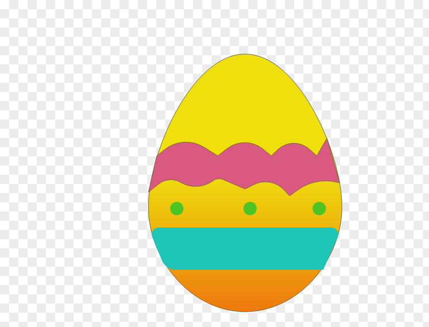 Easter Egg Design Smiley PNG