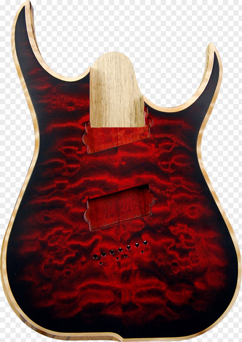 Electric Guitar Acoustic-electric Burl Quilt Maple PNG