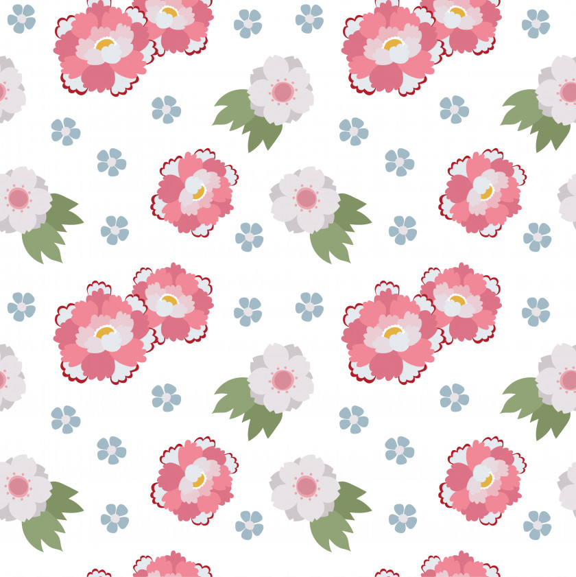 Japanese Flower Pink Floral Design Euclidean Vector Pattern PNG