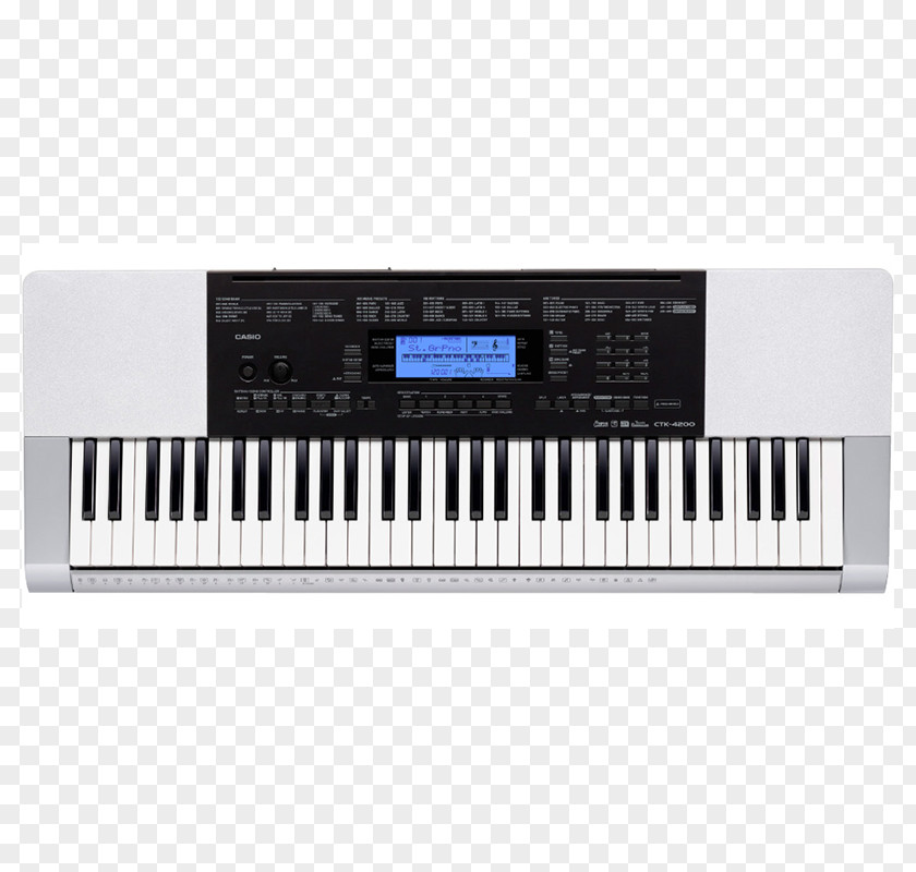 Keyboard Casio CTK-4200 Electronic Musical Instruments PNG