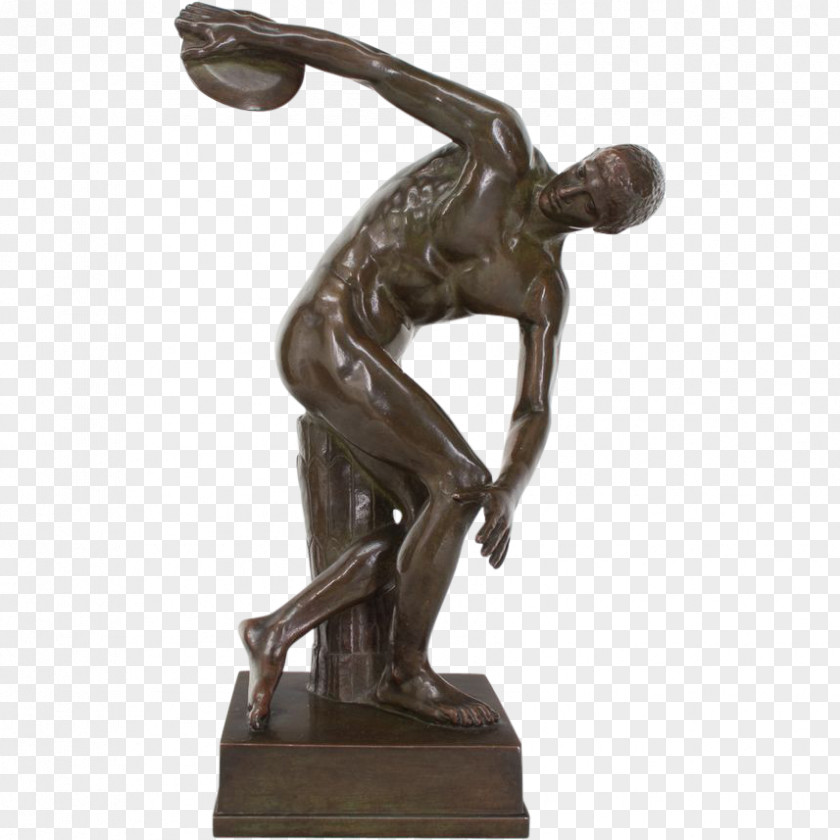 Winter Park Discobolus Palestra Body Studio City Center Art Bronze Sculpture PNG