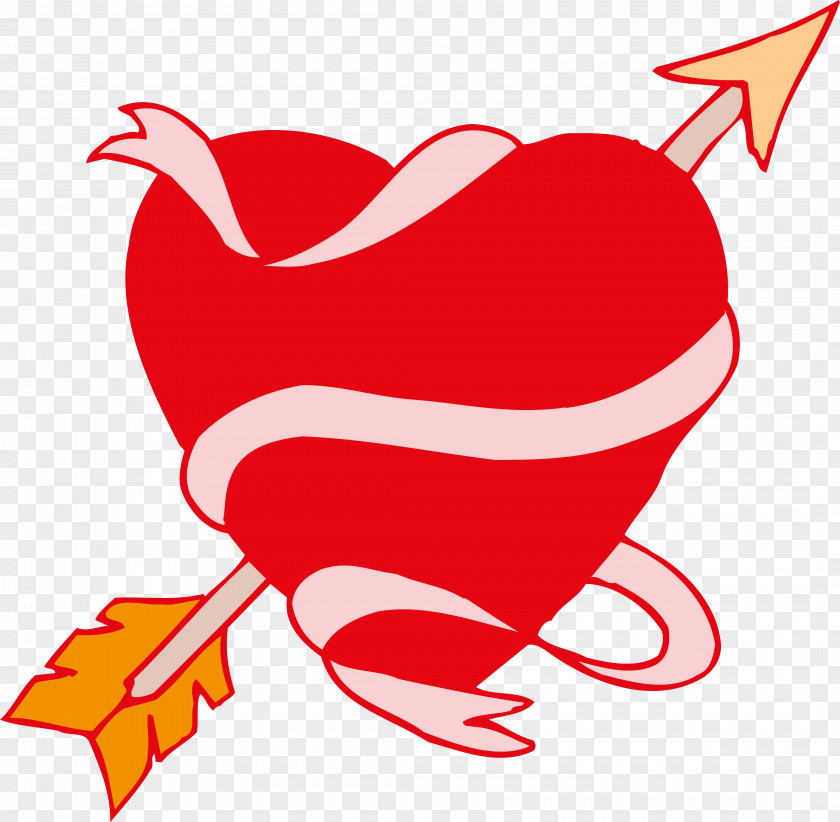Cupid Love Hearts Drawing Ribbon Clip Art PNG