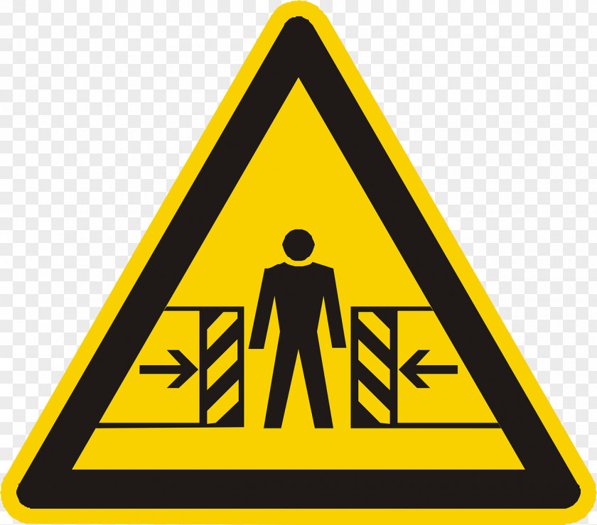 Falling Warning Sign Hazard Symbol Clip Art PNG
