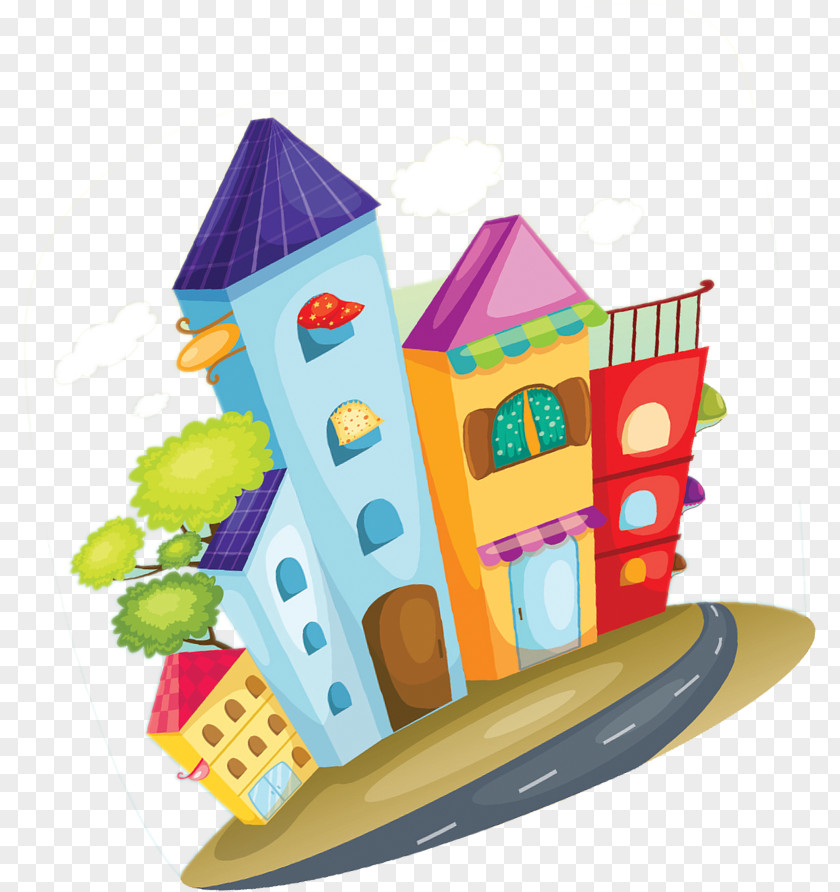 House The Architecture Of City Building Illustration PNG