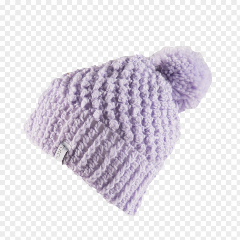 Lilac Knit Cap Beanie Hat Purple PNG