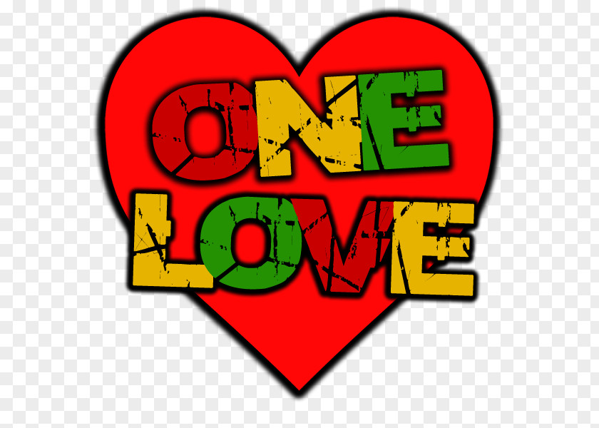 Reggae Rastafari One Love/People Get Ready Heart PNG