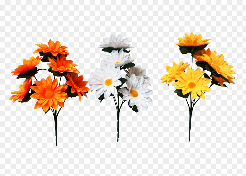 Sunflower Leaf Cut Flowers Daisy Family Transvaal Artificial Flower PNG