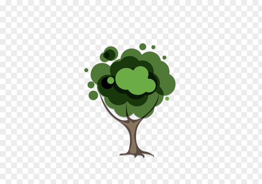 Creative Green Tree Clip Art PNG