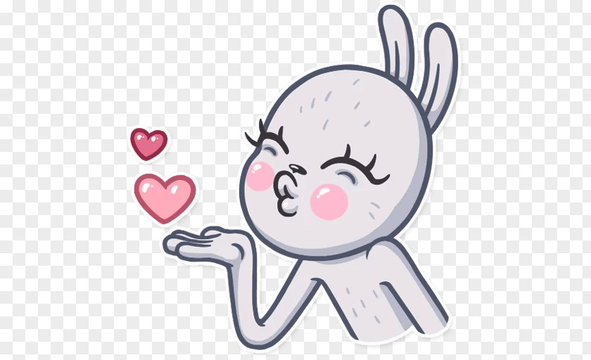 Flopsy Bunny Sticker Telegram VK Rabbit Clip Art PNG